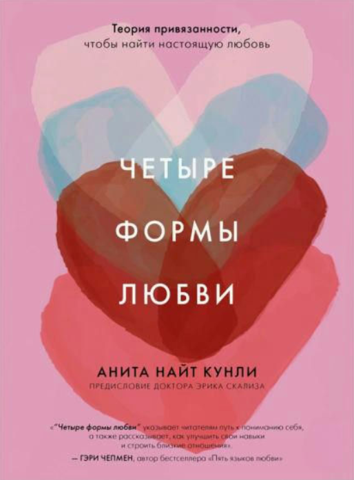 Книга “Чотири форми кохання. Теорія прихильності, щоб знайти справжнє кохання” – Найт Кунлі А.