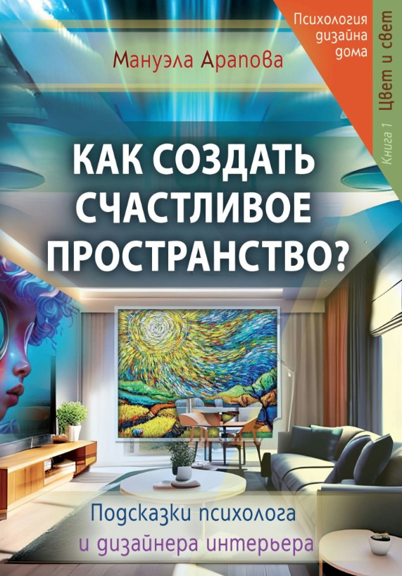 Книга “Як створити щасливий простір? Книга 1. Колір та світло” – Арапова М.