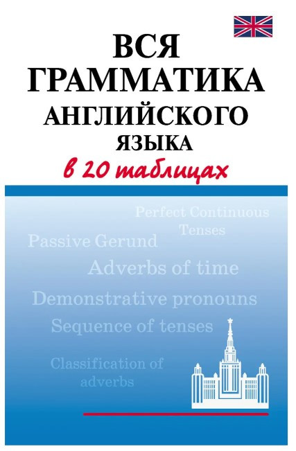 Книга “Вся граматика англійської мови у 20 таблицях” – Шалаєва Г. П.