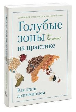 Книга “Блакитні зони на практиці. Як стати довгожителем” – Бюттнер Д.
