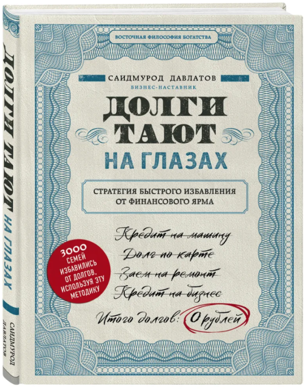 Книга “Борги тануть на очах – Давлатов С. Р. (Тверда обкладинка)