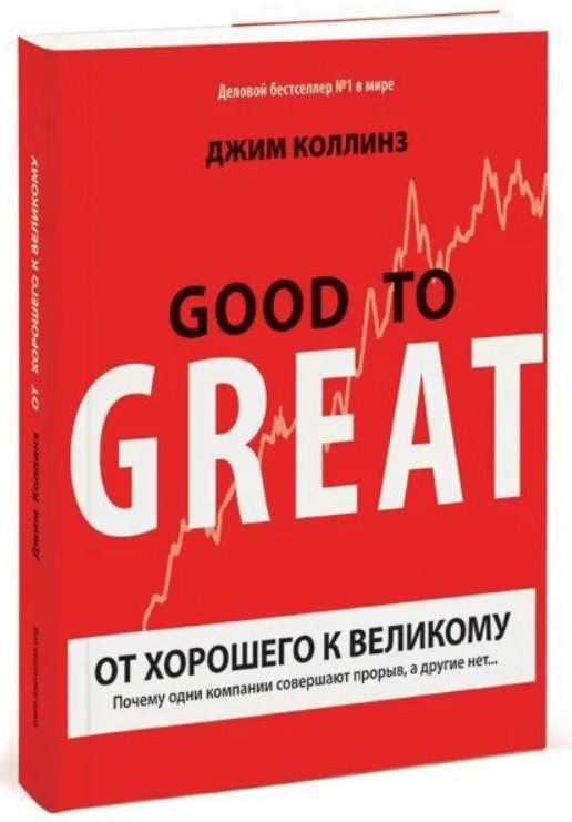 Книга “Від доброго до великого” – Коллінз Дж. (Тверда обкладинка)