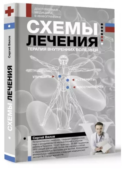 Книга “Схеми лікування: Терапія внутрішніх хвороб” – Вялов С. (Тверда обкладинка)