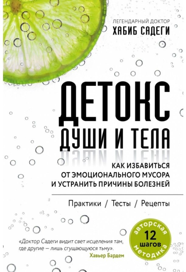 Книга “Детокс душі і тіла. Як позбутися емоційного сміття та усунути причини хвороб” – Садеги Х.