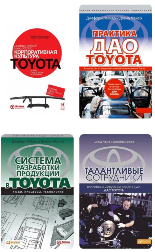 Комплект з 4 книг: Toyota – Лайкер Дж., Майєр Д., Хосеус М., Морган Дж.