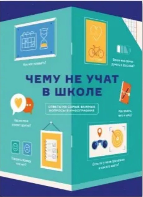 Книга “Чому не вчать у школі. Відповіді на найважливіші питання в інфографіці” (Тверда палітурка)
