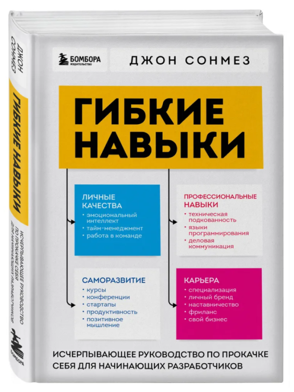 Книга “Гнучкі навички. Вичерпне посібник з прокачування себе” – Сонмез Д. (Тверда обкладинка)