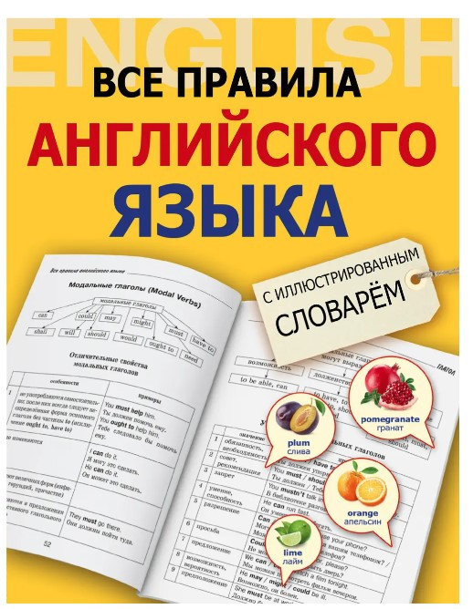 Книга “Всі правила англійської мови з ілюстрованим словником” – Державіна В. А. (Тверда обкладинка)