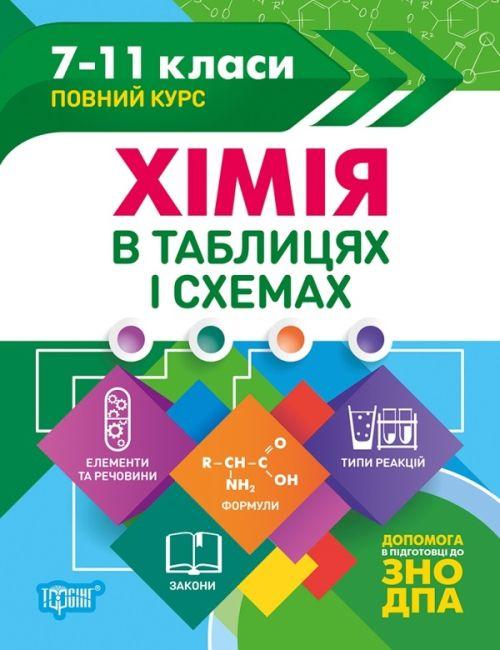 Хімія в таблицях і схемах. 7-11 класи. Допомога в підготовці до ДПА, ЗНО — Варавва Н.Е.